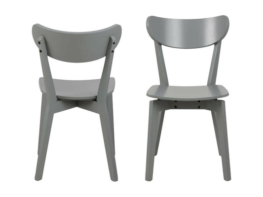 Set of 2 Scandinavian lacquered wood chairs - Homzora