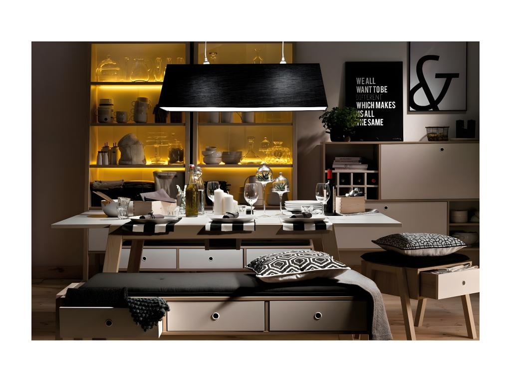 SPOT 2-Door Drop-Down Buffet, 160cm Wide