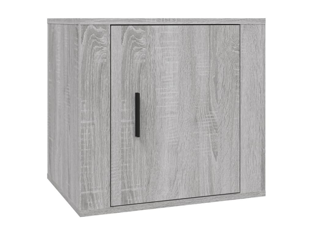 Doucezen bedside tables, 2 pieces, grey, 50x39x47 cm