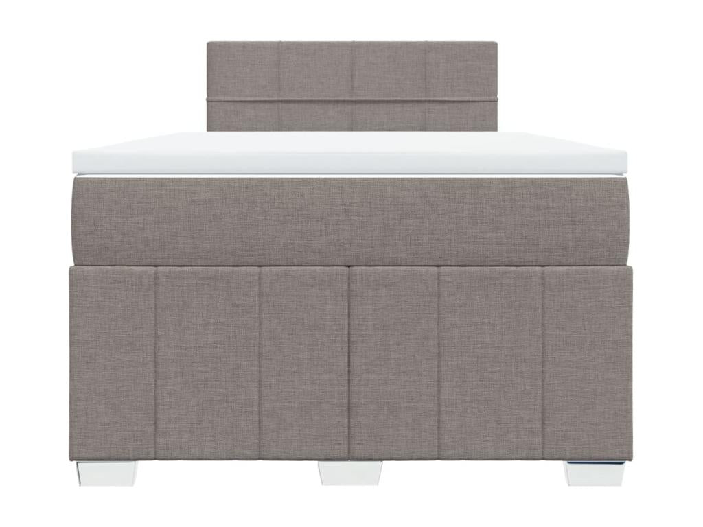 Homzora bed base with Homzora 120x200 cm mattress, fabric