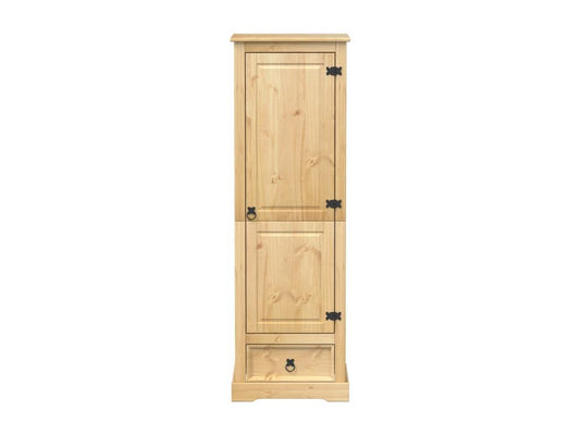 Homzora wardrobe 55x50x170 solid pine wood