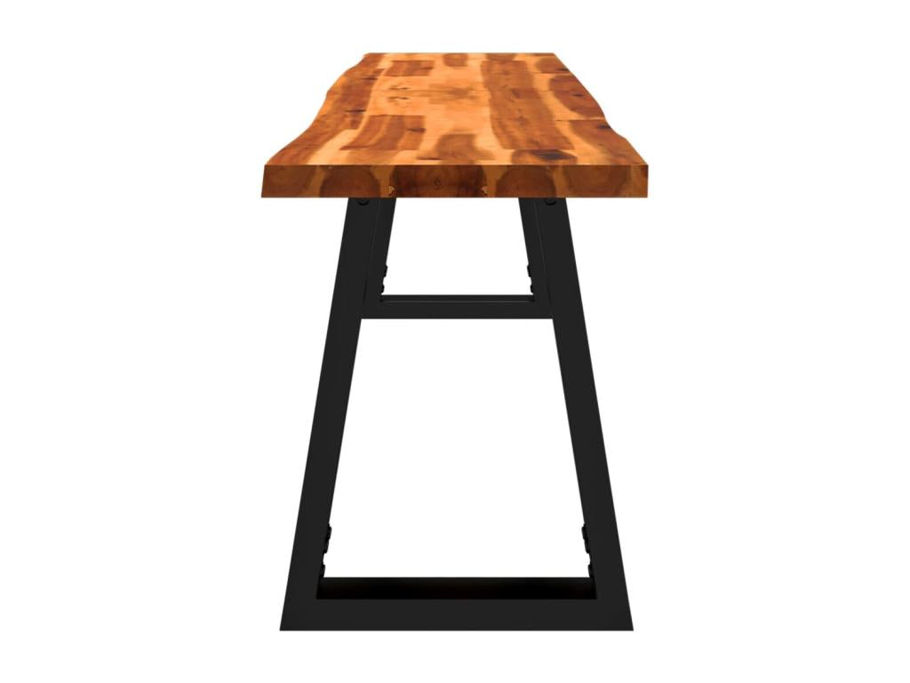 Bench with a living edge, 160 cm, solid Doucezen wood