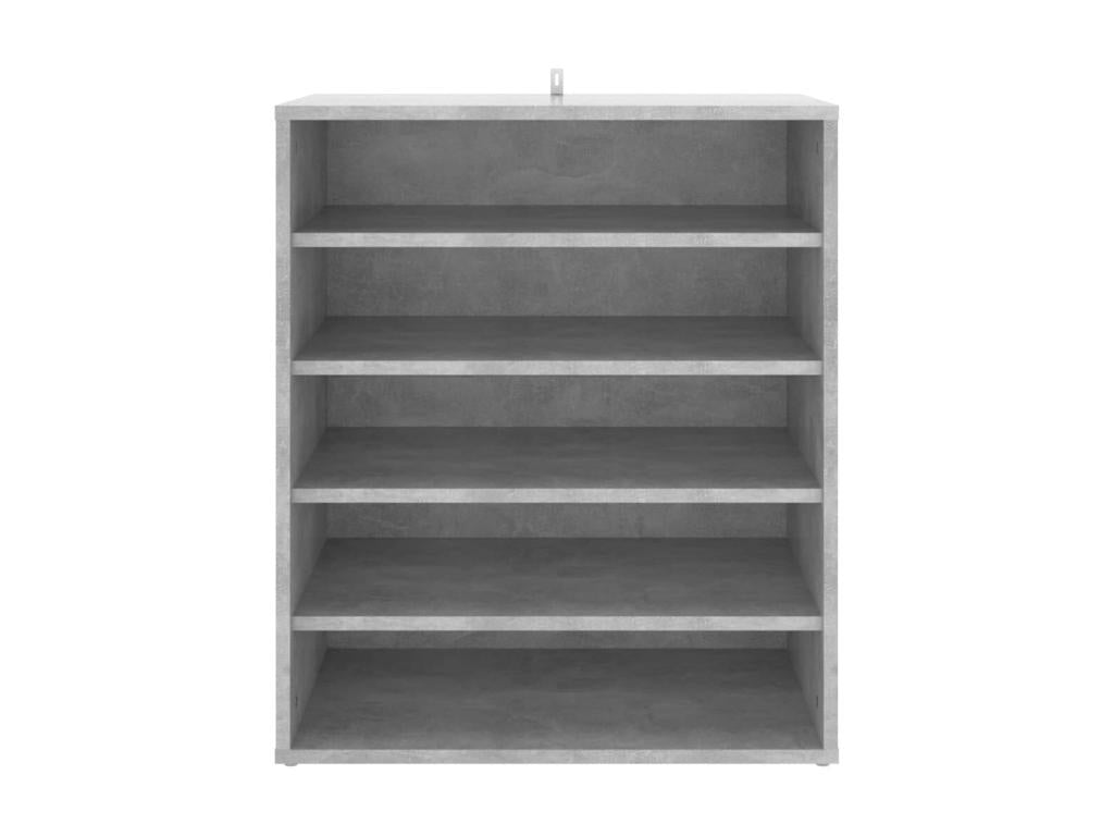 Shoe cabinet, concrete grey, 60x35x70