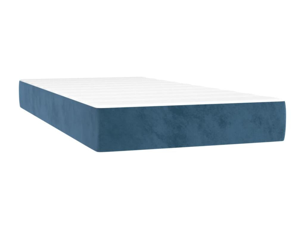 Doucezen bed base and mattress with dark blue LED light, 80x200 cm