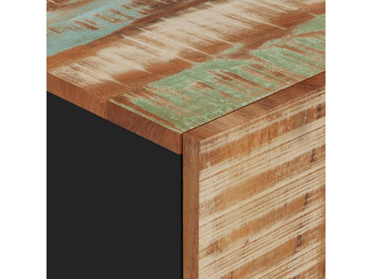 Wall-mounted bathroom cabinet 38x33x48 reclaimed wood