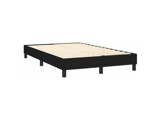Doucezen bed base with LED mattress, black, 120x200 cm, fabric