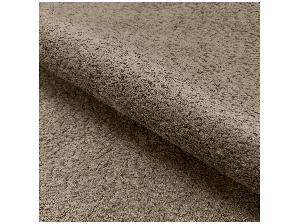 Homzora Upholstered Bed 140x200 cm with Storage - Homzora Double Bed 140x200 in Brown Bouclé Fabric - Anthology 5