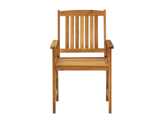 Garden chairs with cushions, 4 pieces, solid Homzora wood