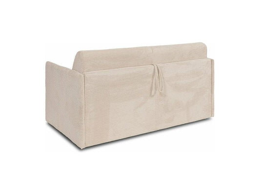 COLOSSE Express Sofa Bed 120 cm with 22 cm Memory Foam Mattress in Beige Corduroy