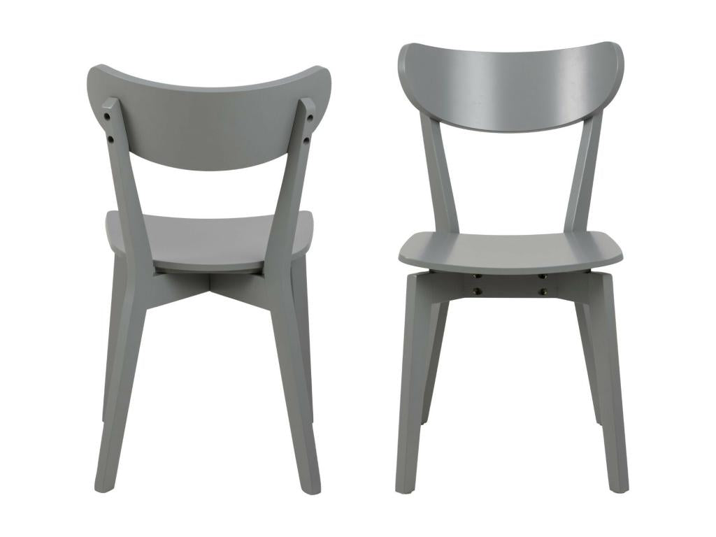 Set of 2 Scandinavian lacquered wood chairs - Homzora