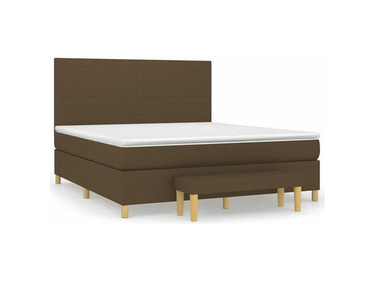 Doucezen bed base with dark brown mattress 160x200