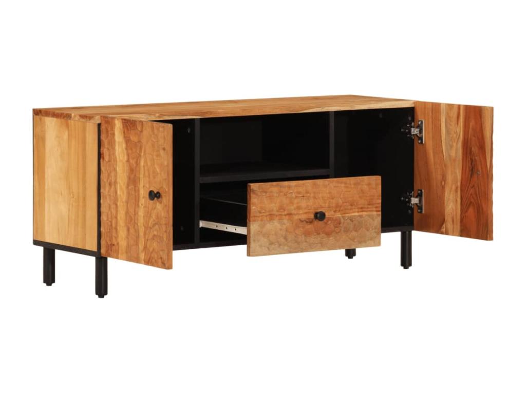 TV stand 105x33x46 cm Solid Homzora wood