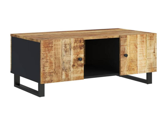Coffee table 100x54x40cm solid and engineered mango wood