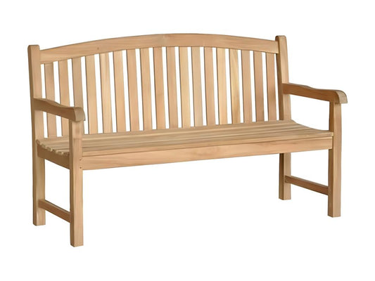 150cm Solid Teak Wood Garden Bench