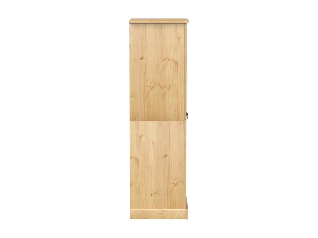 Homzora wardrobe 55x50x170 solid pine wood