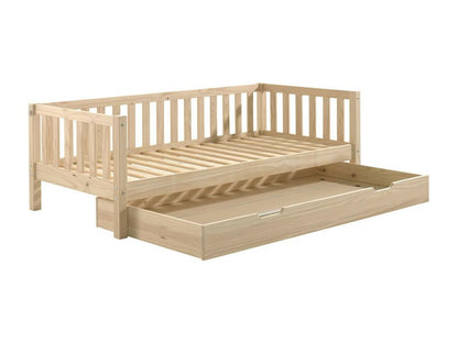 Doucezen - 90x200cm Trundle Bed in Natural Pine