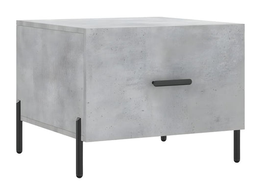 Concrete grey coffee table 50x50x40 cm engineered wood