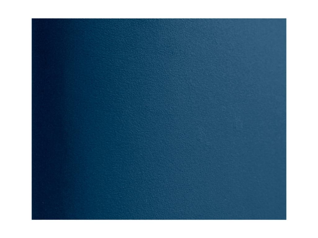 Homzora Smooth Velvet Headboard with Buttons 135x50 cm Fits 120/135/140 cm Beds - Blue
