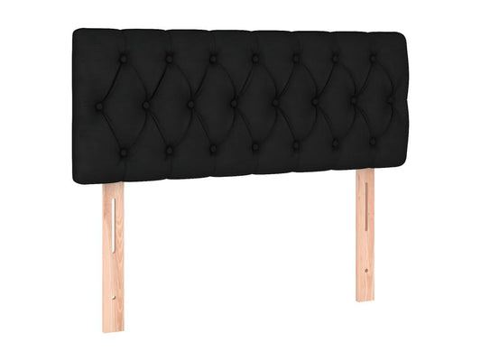 Black Headboard 100x7x78/88 cm Fabric
