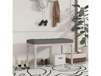 Dark Grey Bench 80x40x49 Fabric