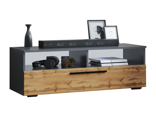 Doucezen Wooden TV Stand Lowboard Console Table Doucezen Arila XL Anthracite / Honey Oak