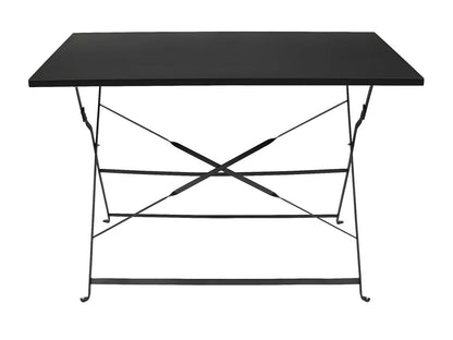 Homzora - Black Folding Rectangular Dining Table