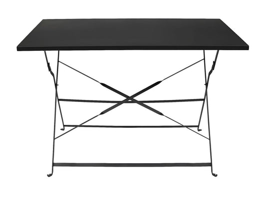 Homzora - Black Folding Rectangular Dining Table