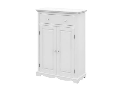 Le Parisien Charme White Buffet with 2 Doors, 1 Drawer, and 2 Shelves, 94x134x42 cm