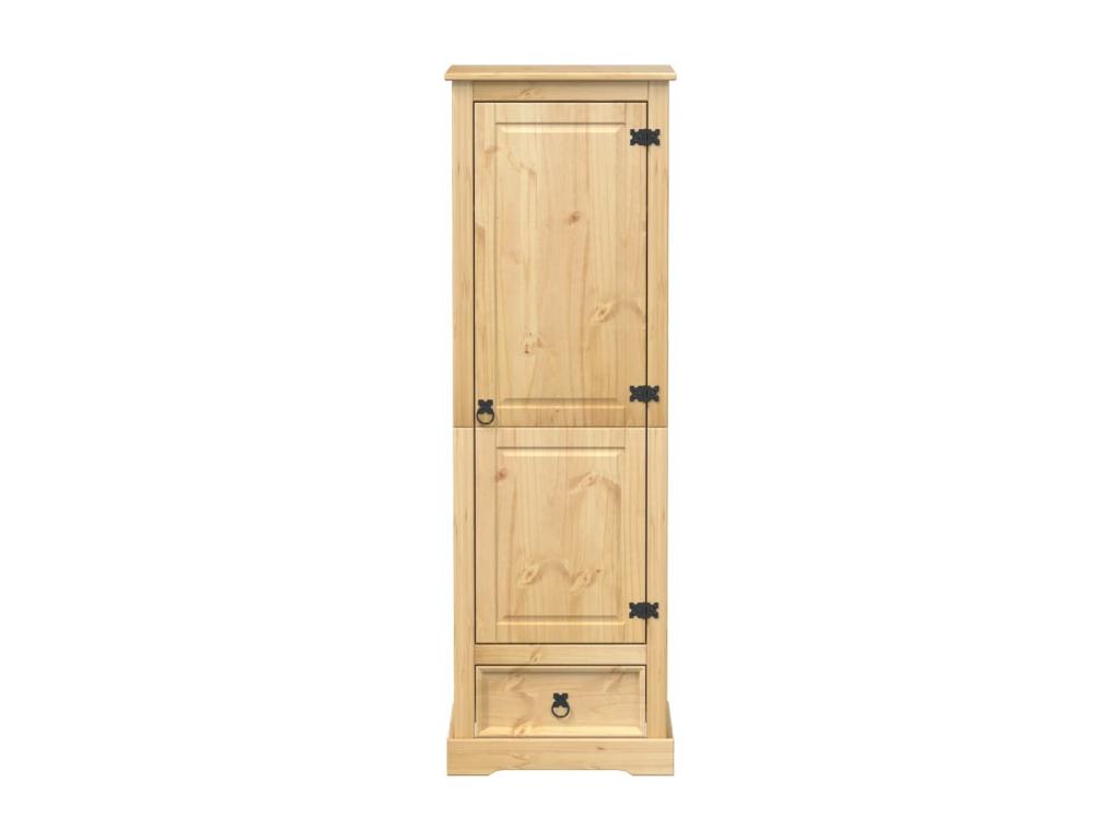 Homzora wardrobe 55x50x170 solid pine wood
