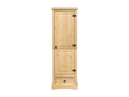 Homzora wardrobe 55x50x170 solid pine wood