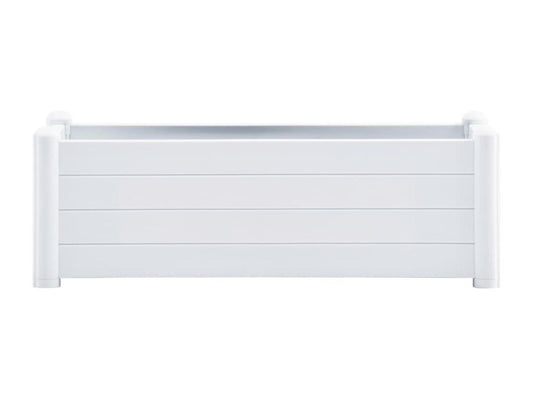 Raised bed planter, white, 100x43x35 cm, 02 0001224
