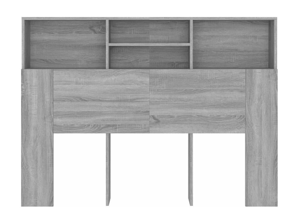 Doucezen grey headboard wardrobe 140x19x103.5 cm