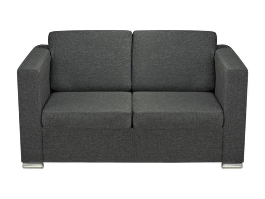 2-seater sofa, dark grey fabric