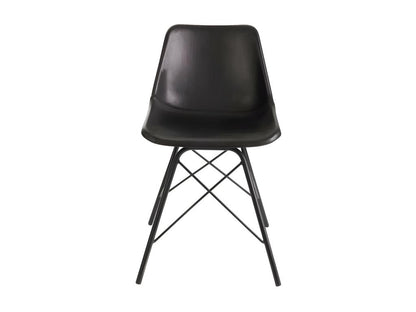 Doucezen Black Faux Leather Chairs - Doucezen