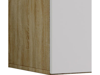 Doucezen Wooden Wall-Mounted TV Unit, Low Wall-Mounted TV Cabinet, Jusa Oak Table, Doucezen - 95