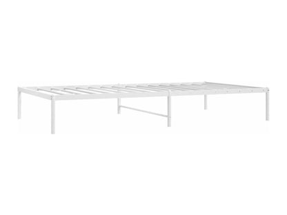 White metal bed frame 75x190