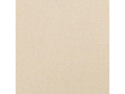 Headboard with wings, Cream, 203x16x118/128 cm, Fabric