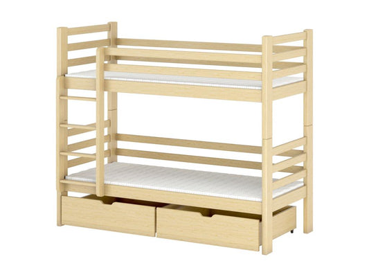 Homzora BB005 Bunk Beds 90x200 cm Beige