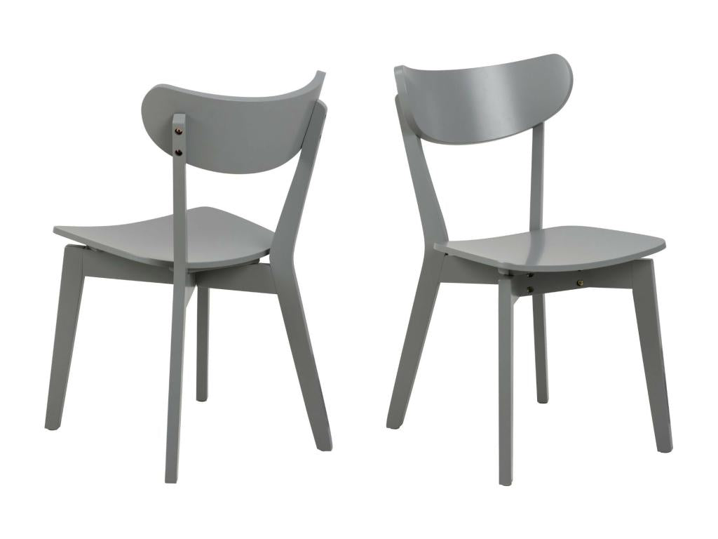 Set of 2 Scandinavian lacquered wood chairs - Homzora