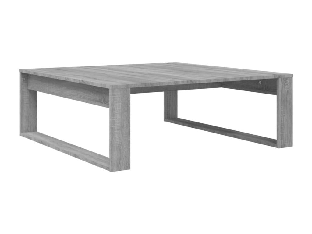 Homzora coffee table, grey, 100x100x35 cm, engineered wood