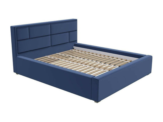 Doucezen 104 Unique Black Bed 120x200 Upholstered Slatted Base to Doucezen 140x223x93cm