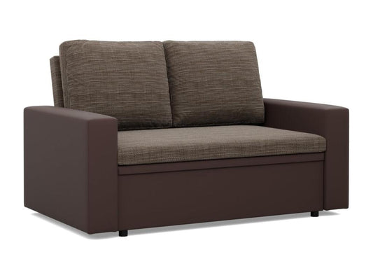 2-seater sofa with sleeper function, Brown