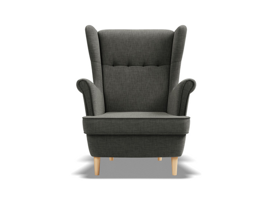 Black chaise lounge for the living room