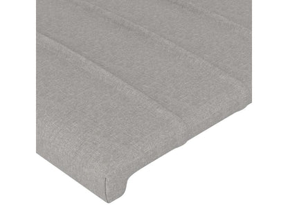 2-piece headboard set, light grey, 80x5x78/88 cm, fabric