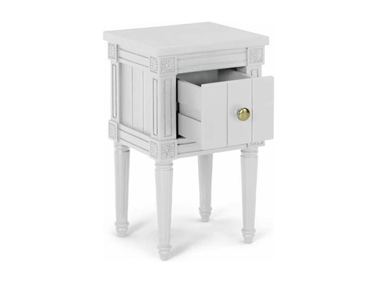 Set of 2 Doucezen Bedside Tables 58cm White
