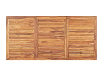 Garden dining table 180x90x77 cm Solid teak wood