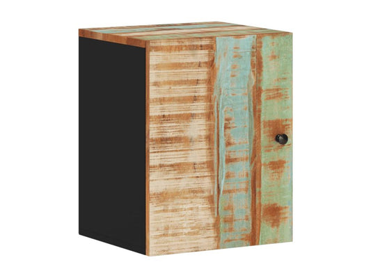 Wall-mounted bathroom cabinet 38x33x48 reclaimed wood