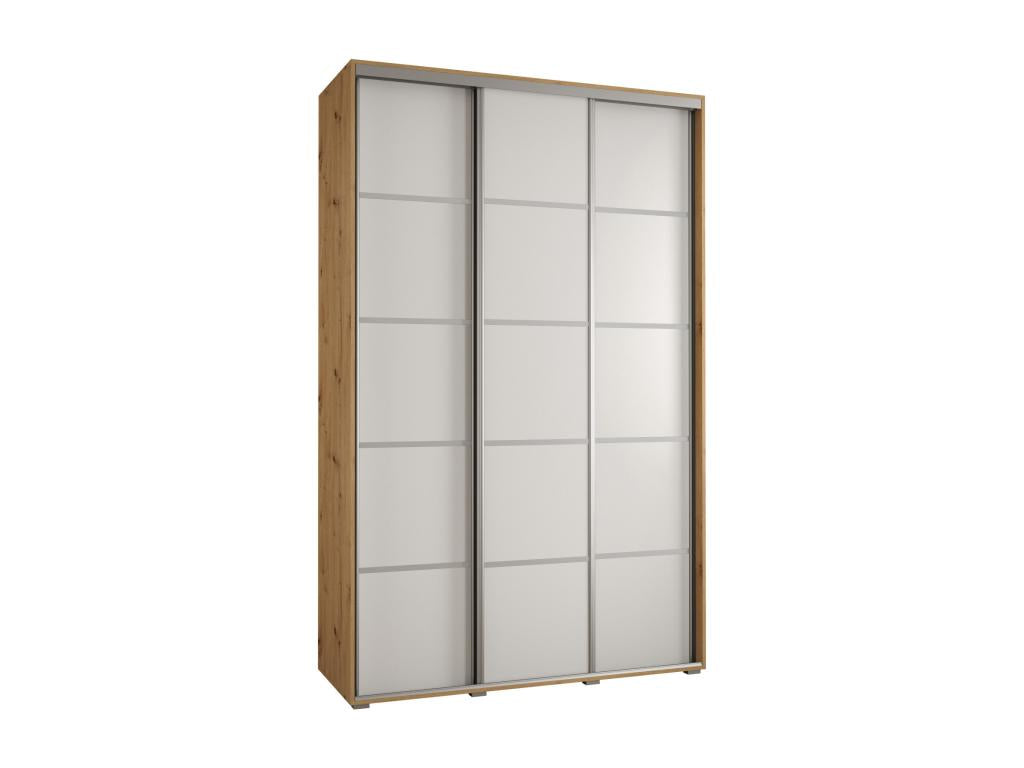 Doucezen 4-Door Sliding Wardrobe 235.2/160/45 3 Doors Doucezen/White/Silver