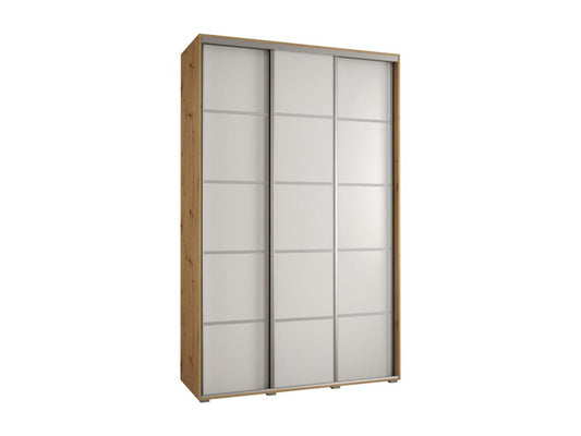Doucezen 4-Door Sliding Wardrobe 235.2/160/45 3 Doors Doucezen/White/Silver