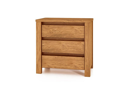 Homzora - Wild oak bedside table with natural oil finish